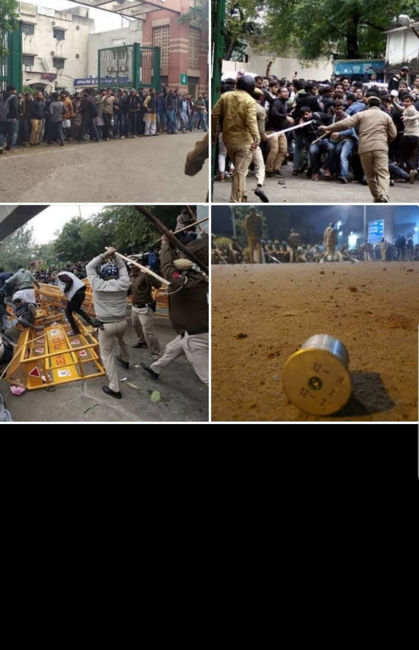 कैब की आग में जल उठा दिल्ली, हिंसक प्रदर्शन 